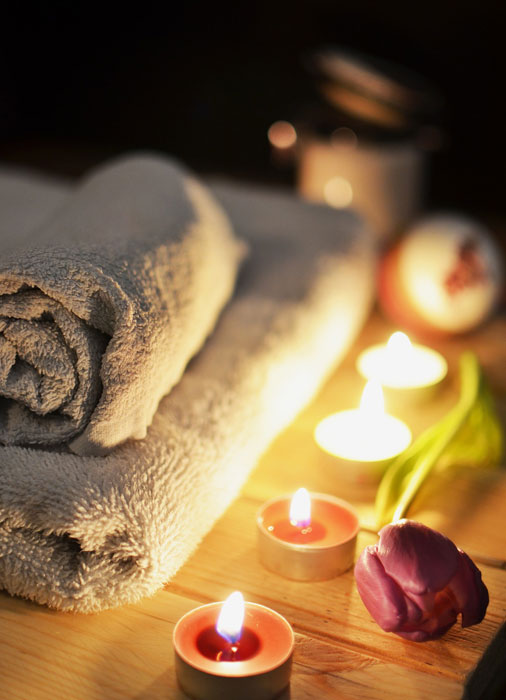 Therapy with ear candles Therapy with ear candles